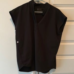 Rafaela Black Oversized FIGS Top